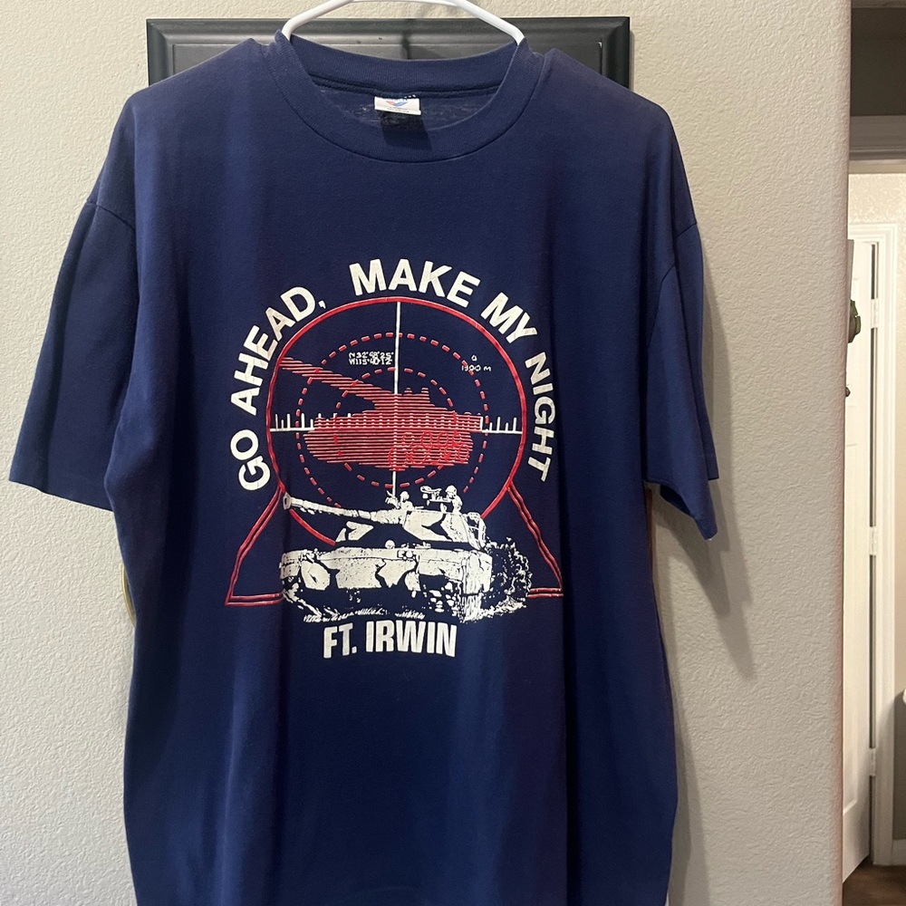 Vintage 90s ft Irwin military T shirt.